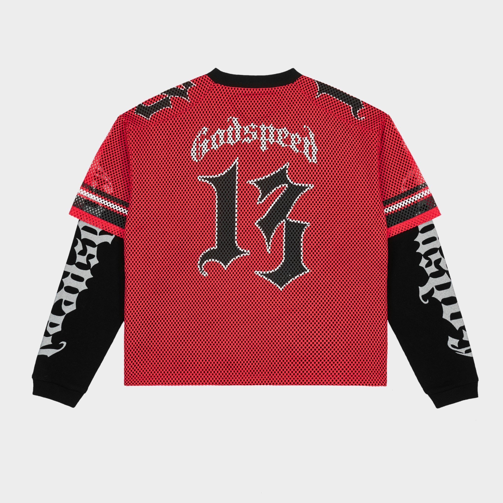 Td Layered Jersey (Black/Red/White)