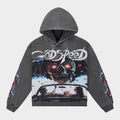 Drive In Hoodie (Grey Wash)