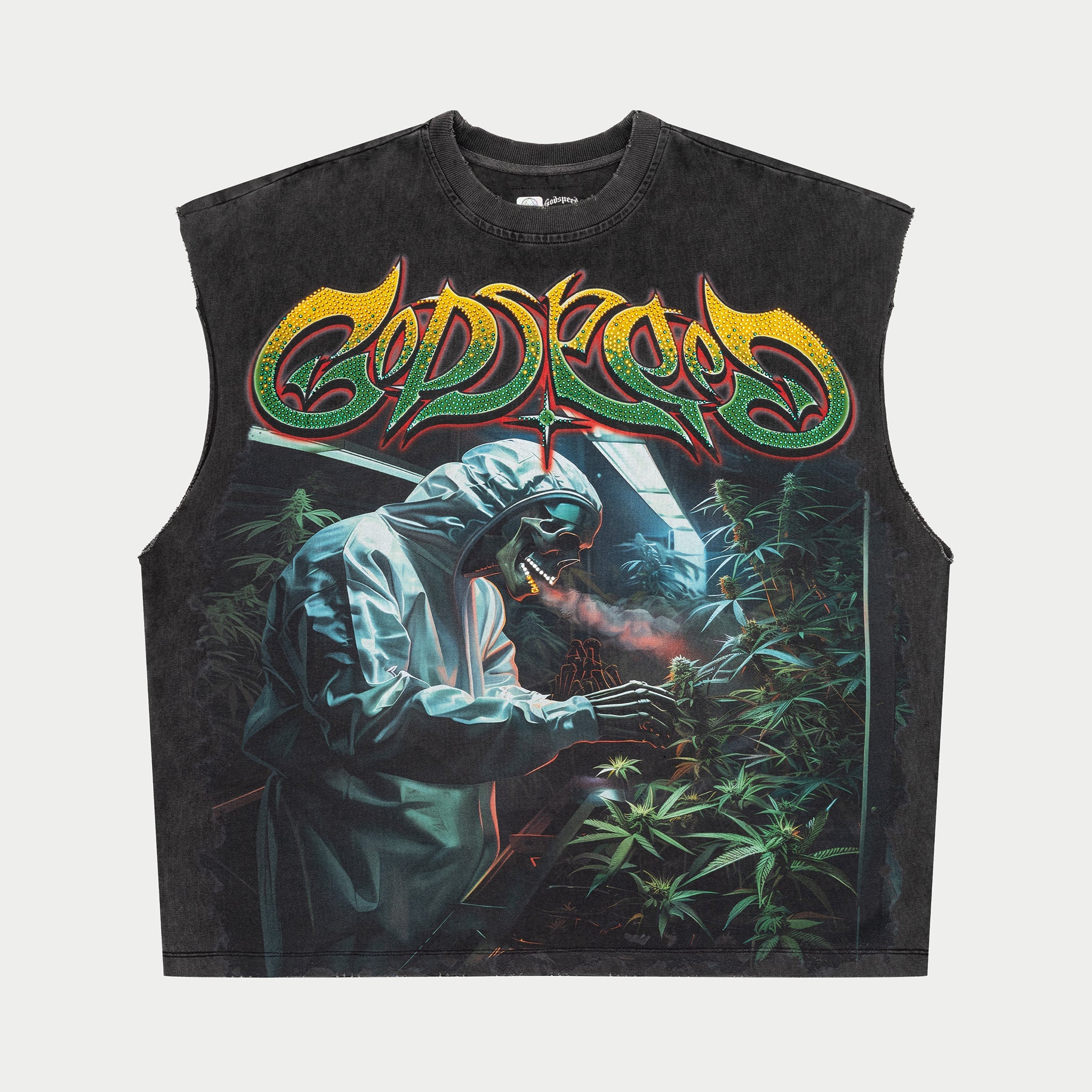 420 Indoor Vvs Sleeveless (Grey Wash)