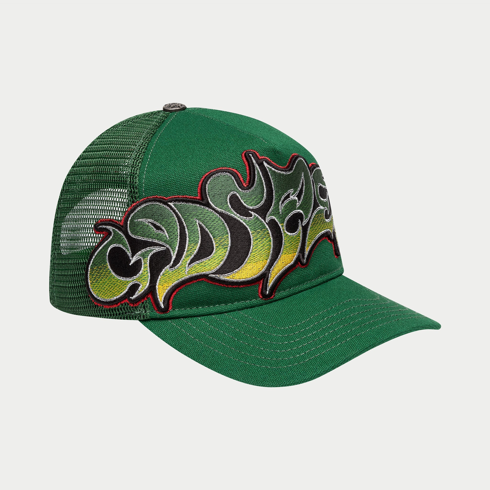 Gs Neo Trucker Hat (Green/Yellow/Red)