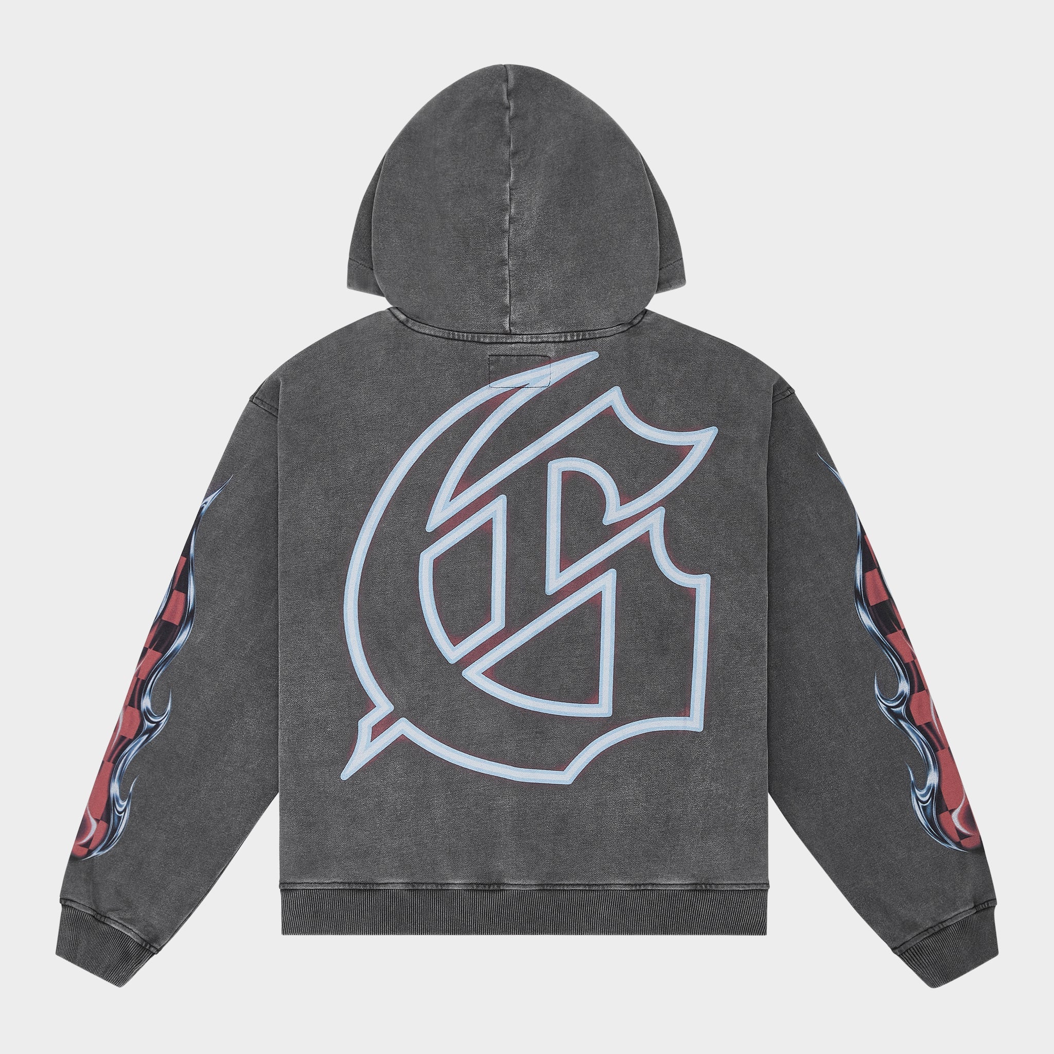Drive In Hoodie (Grey Wash)