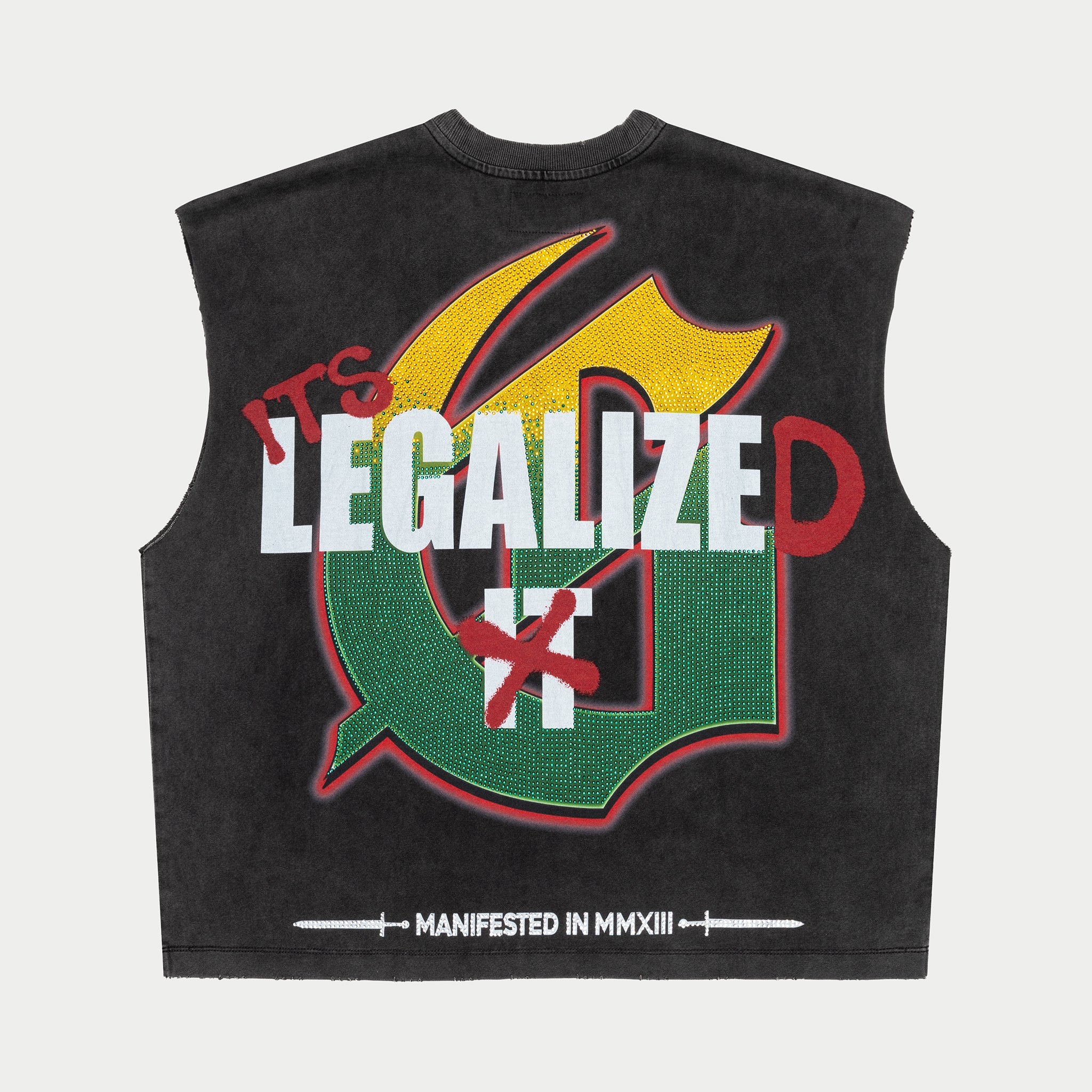 420 Indoor Vvs Sleeveless (Grey Wash)
