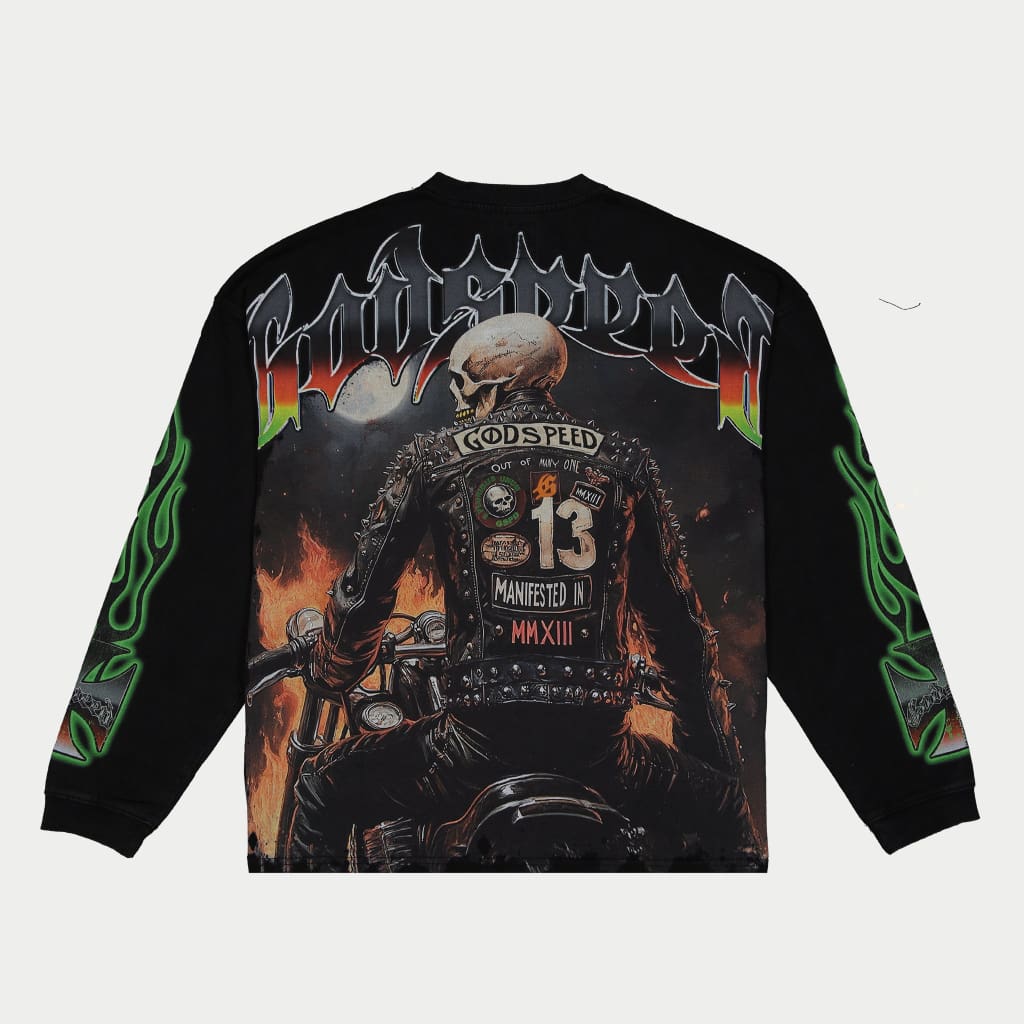Biker Nation T-Shirt (Black Wash)