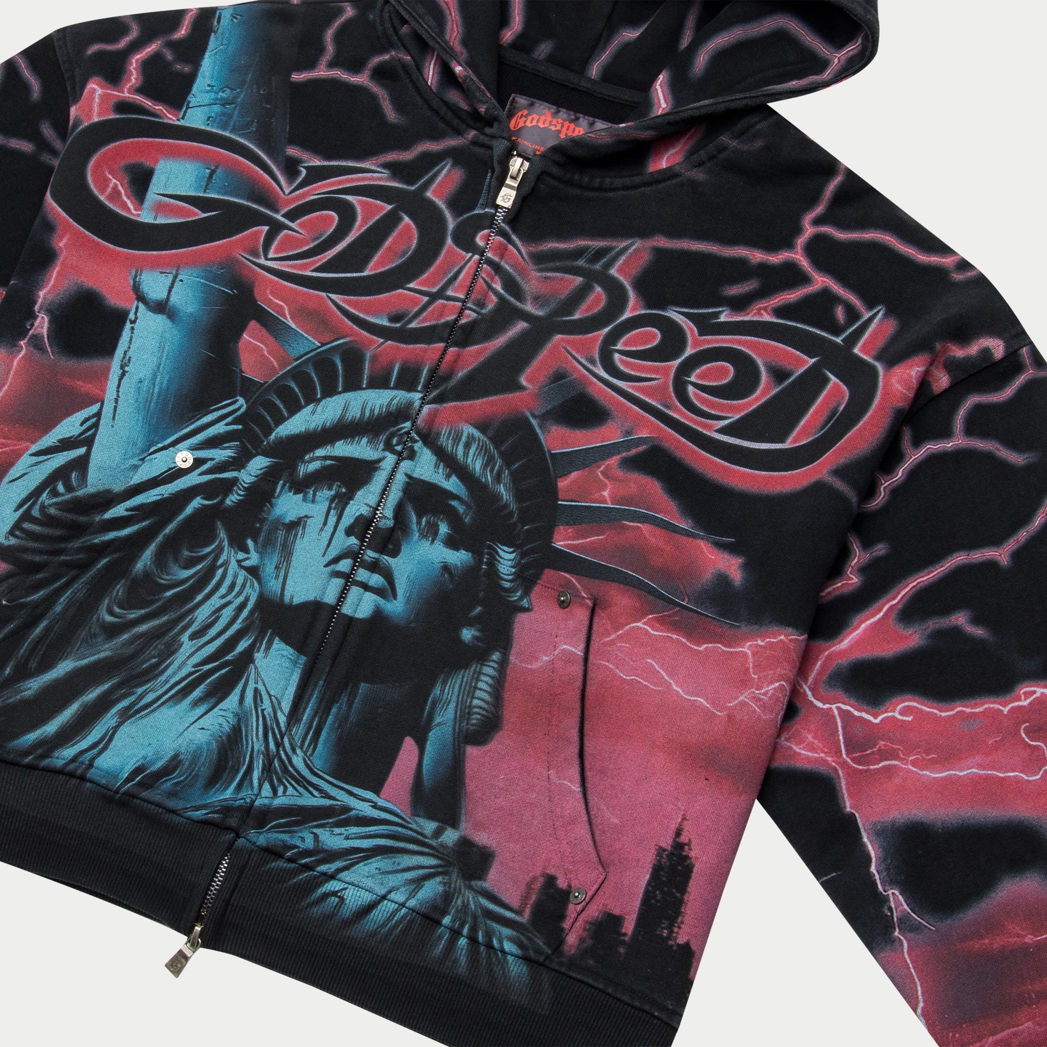 Voltage Zip Hoodie (Red)