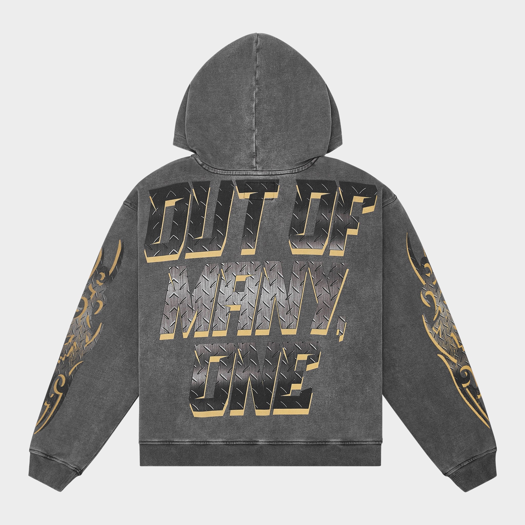 Steel Sharpens Steel Hoodie (Grey Wash)
