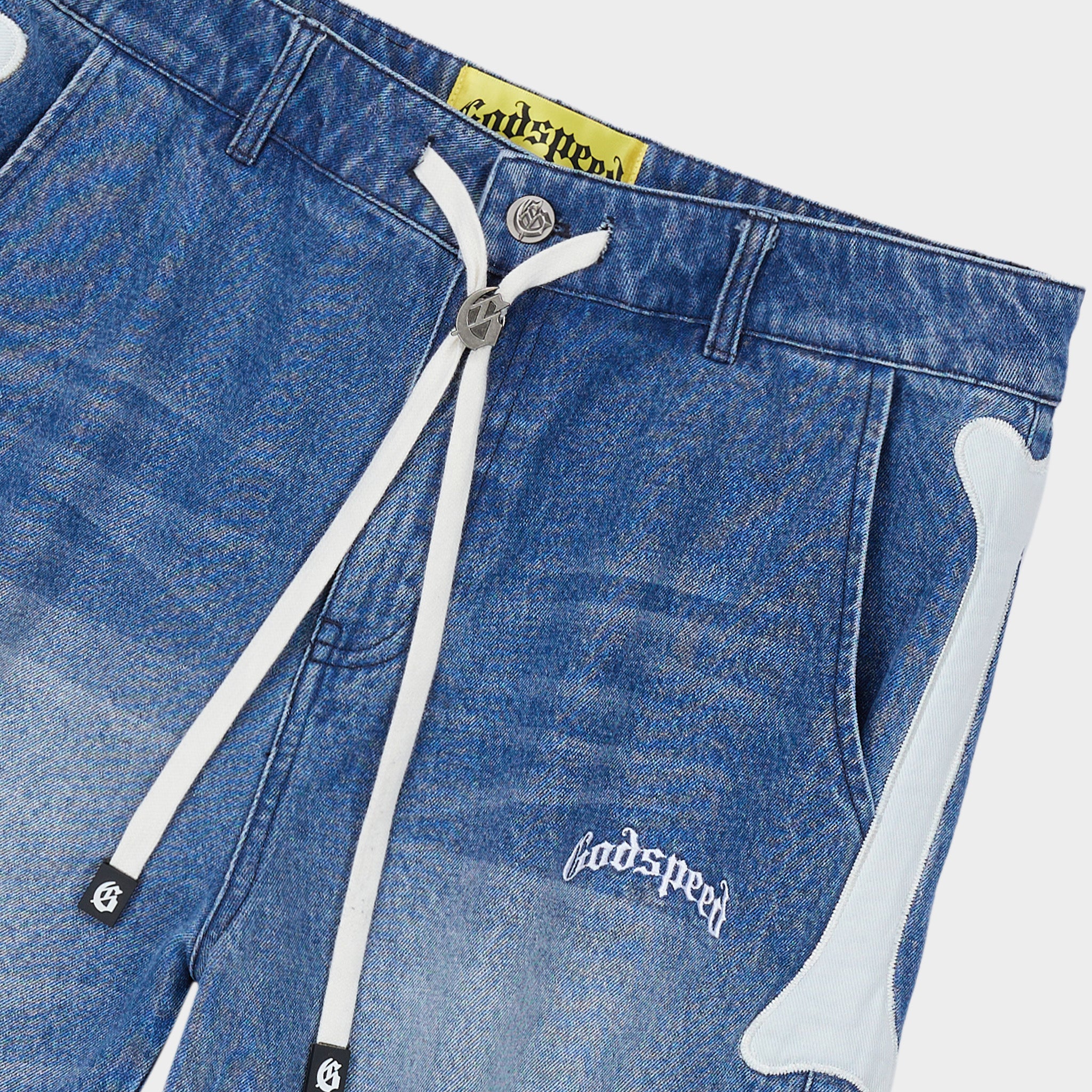 Fémur Denim Shorts (Blue)