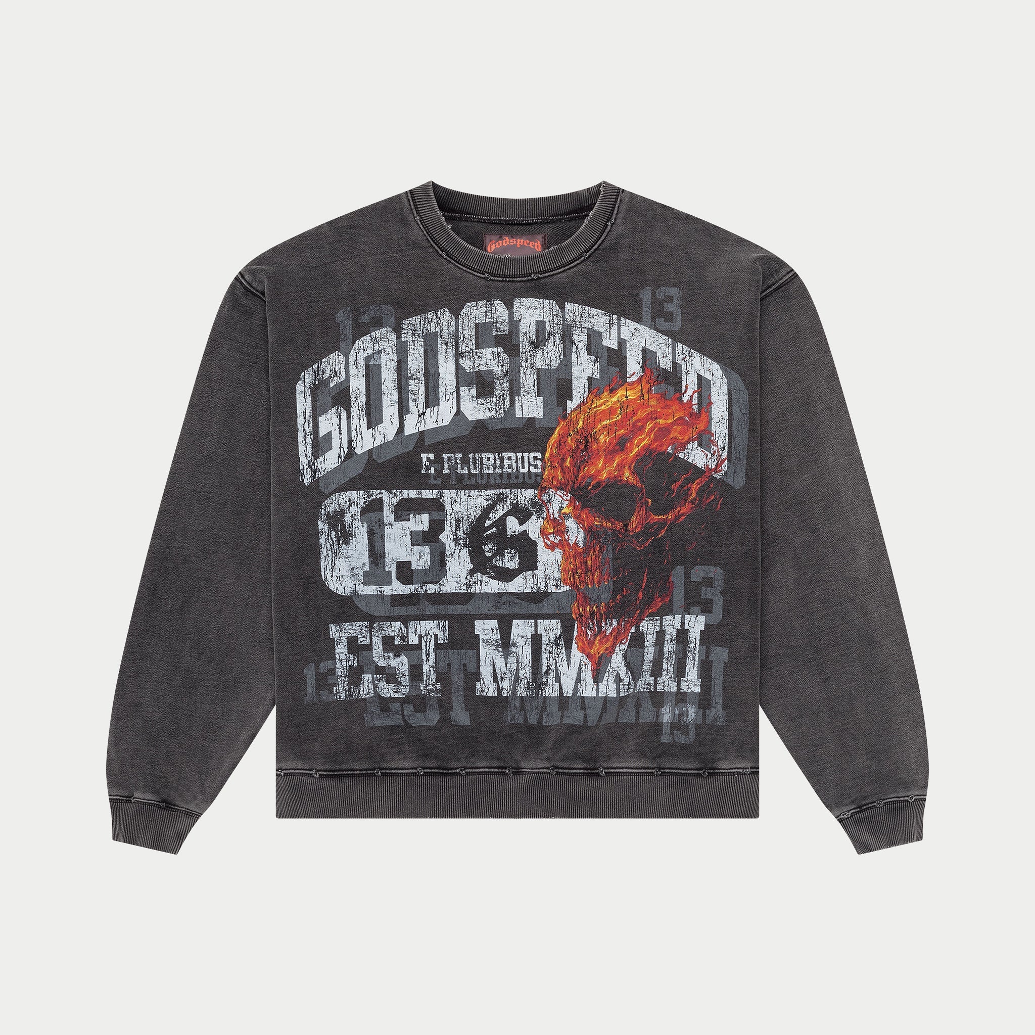 Seeing Double Sweatshirt (Grey Wash)
