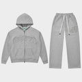 Symmetric Studded Sweatsuit V2 (Heather Grey Vvs)