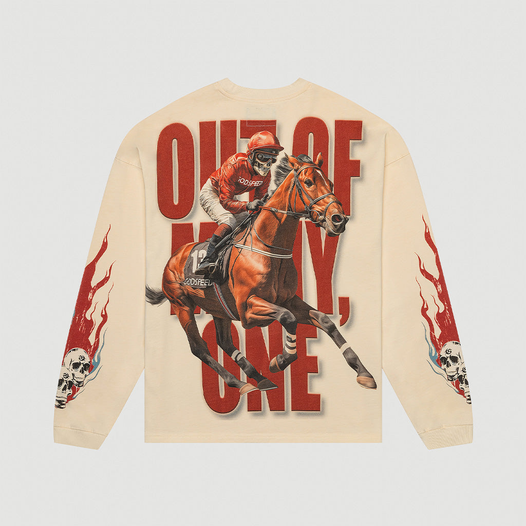 Thoroughbred Ls T-Shirt (Bone)