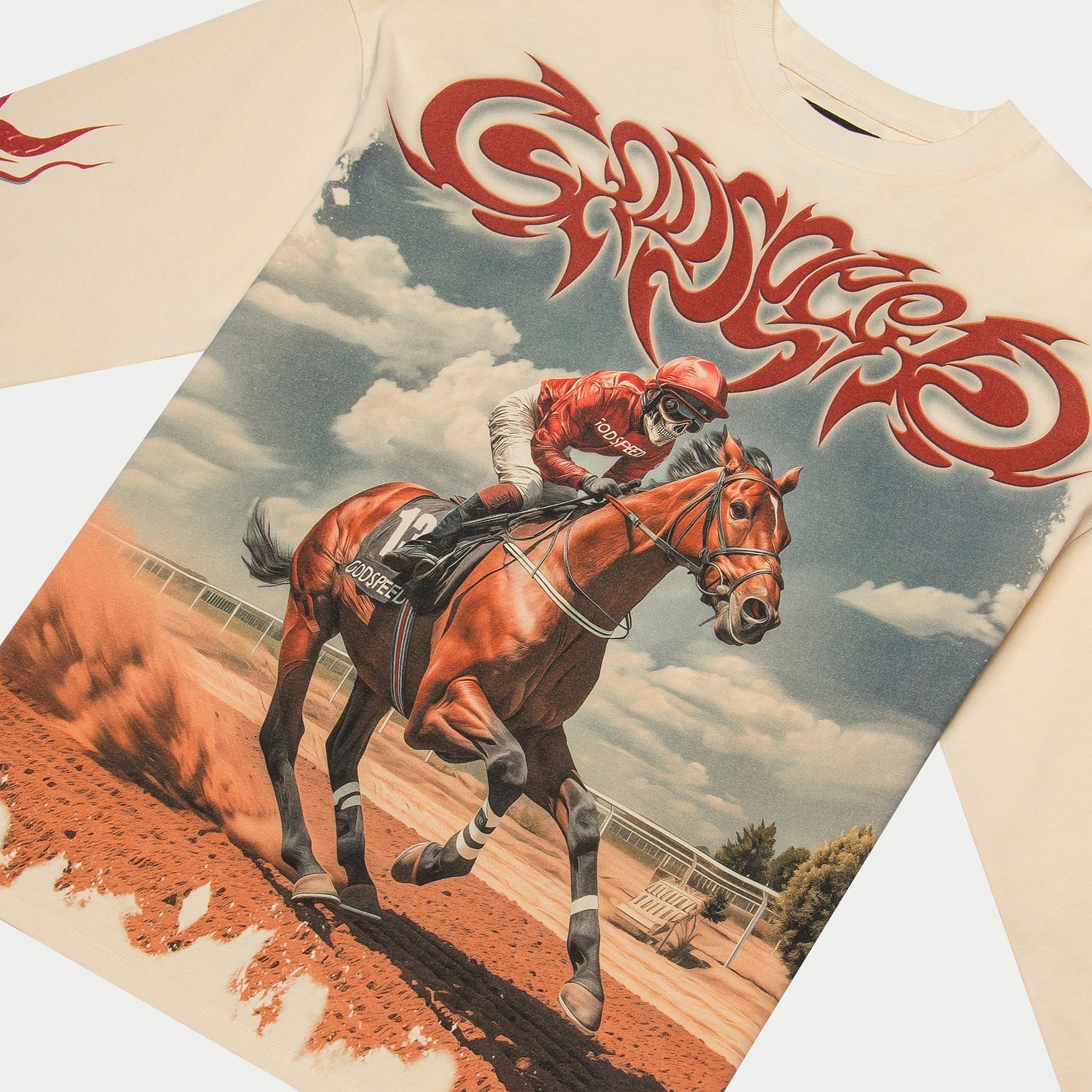 Thoroughbred Ls T-Shirt (Bone)