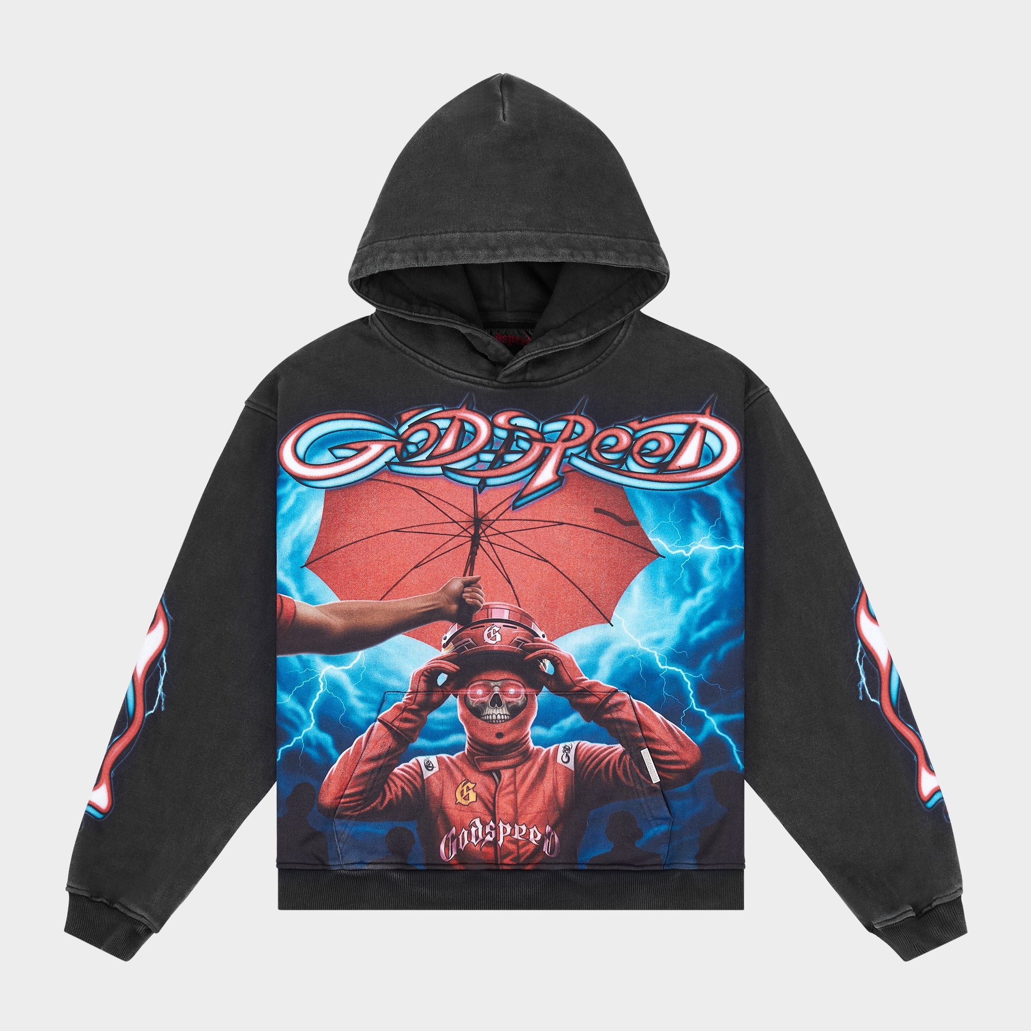 Supreme Reign Hoodie (Black Wash)