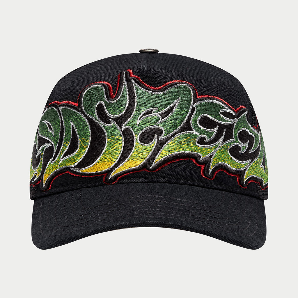 Gs Neo Trucker Hat (Black/Yellow/Red)