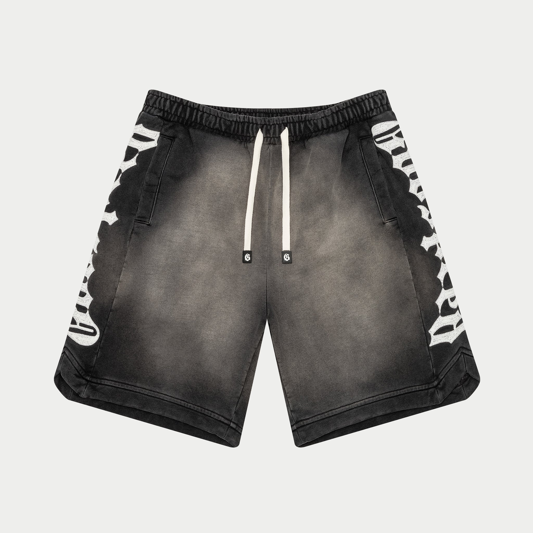 Courtside Shorts (Black Sun-Fade)