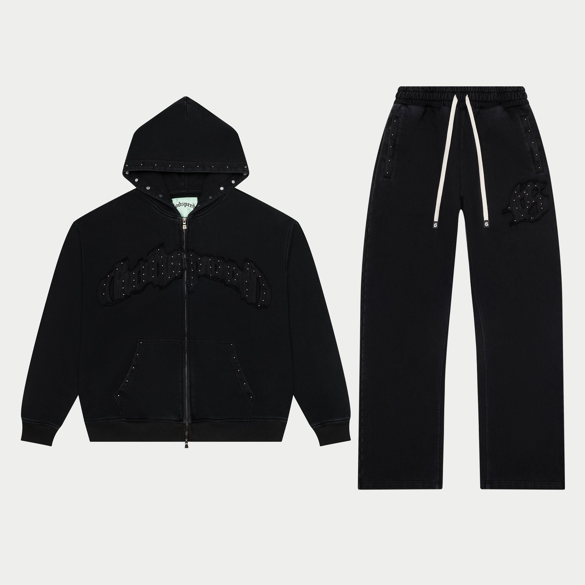Symmetric Studded Set (Black)