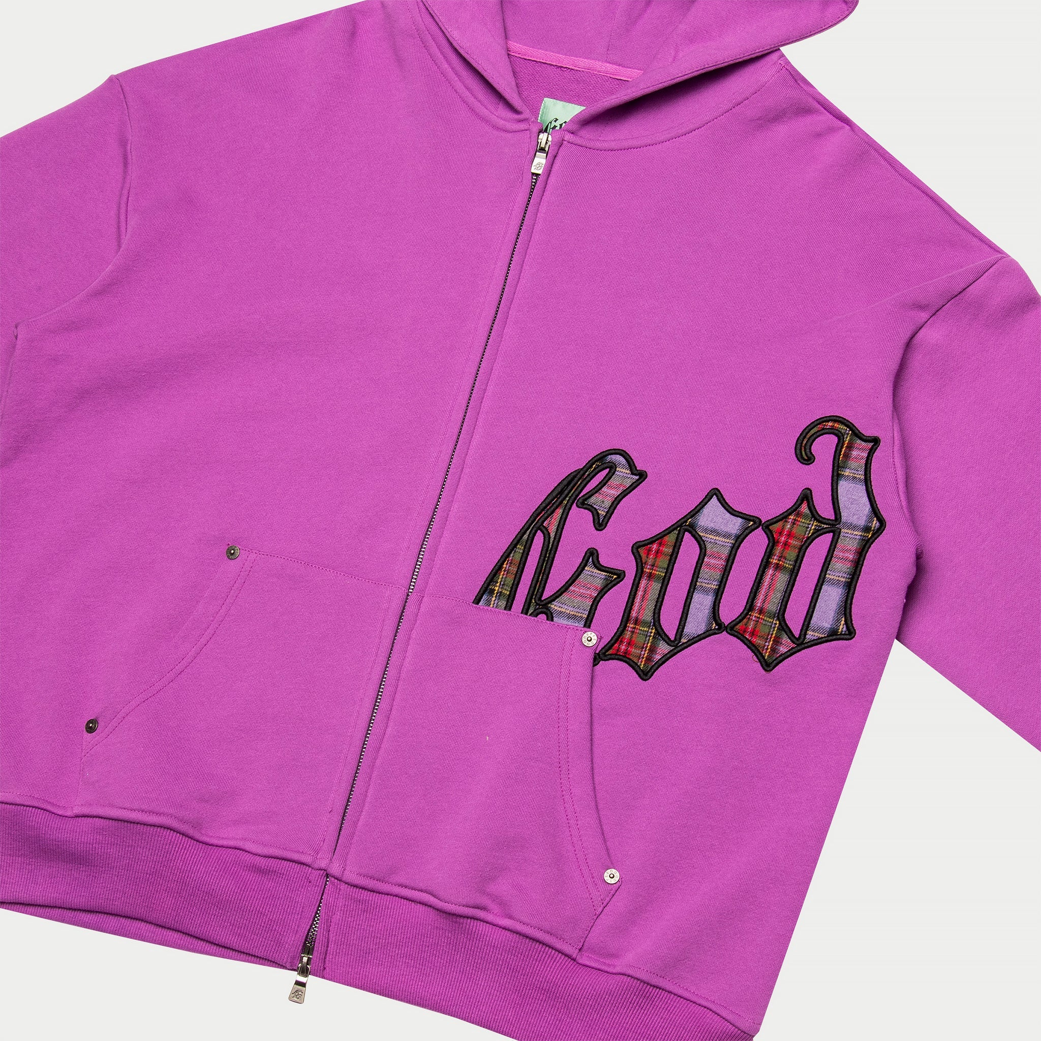 Og Logo Sweatsuit (Pink Plaid)