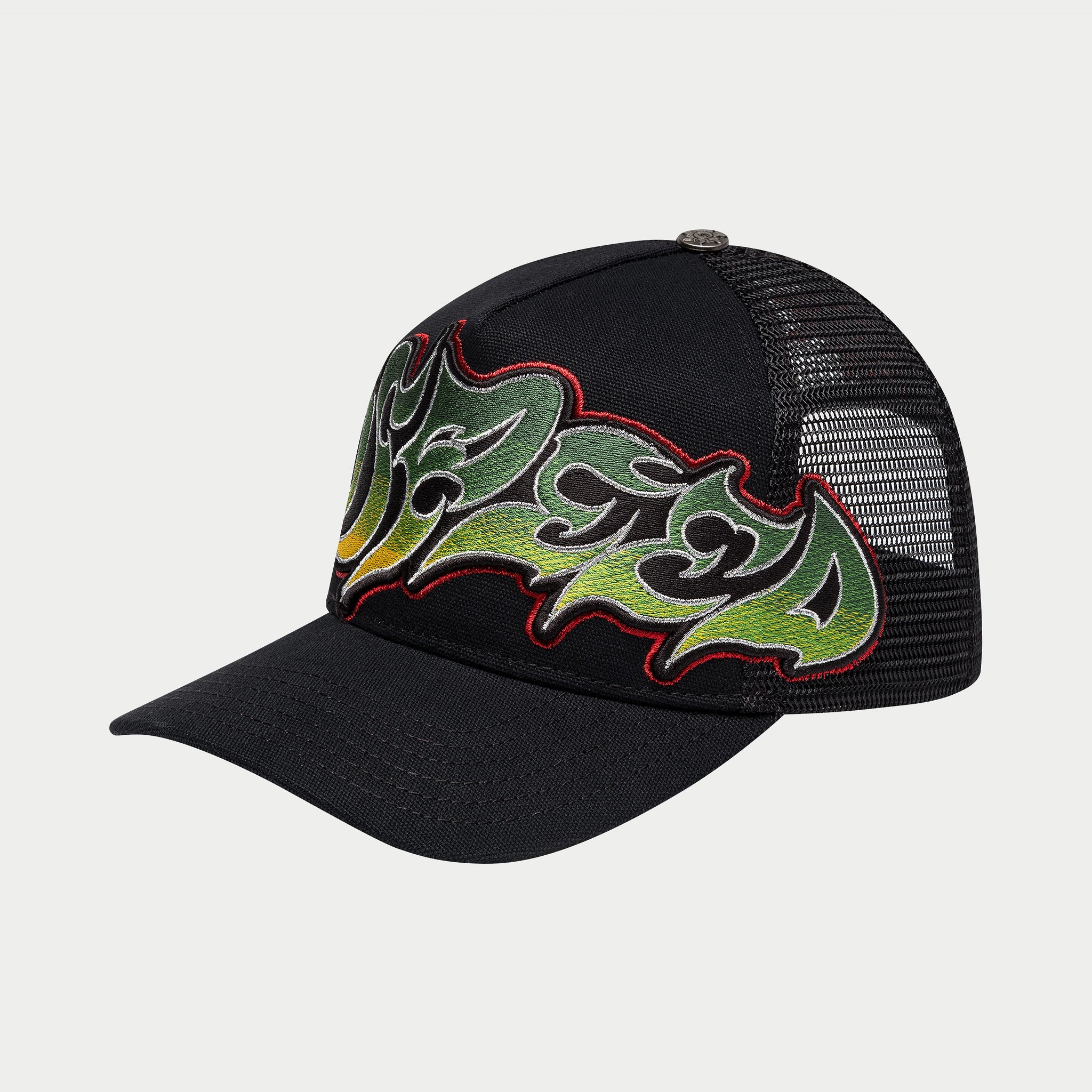 Gs Neo Trucker Hat (Black/Yellow/Red)