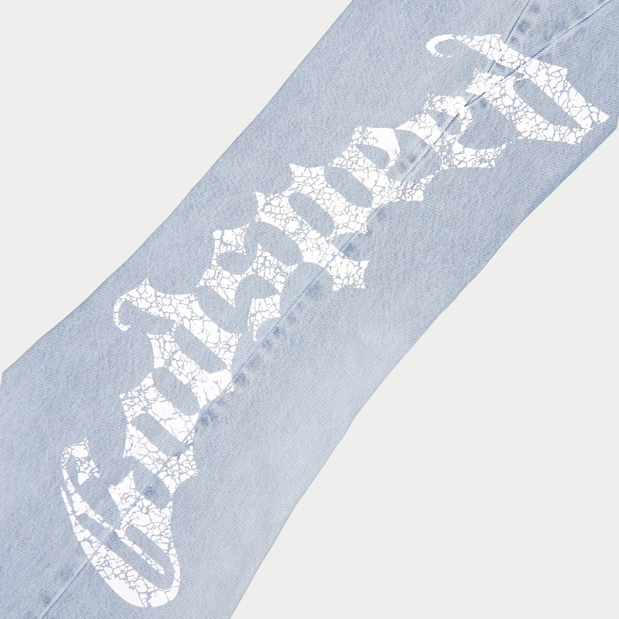 Og Logo Flared Denim Printed (Blue)