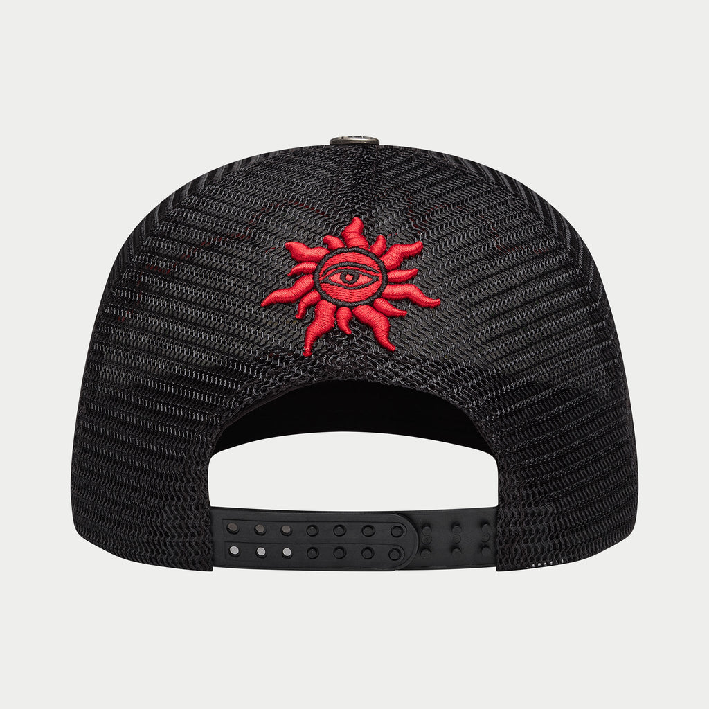 Gs Neo Trucker Hat (Black/Yellow/Red)