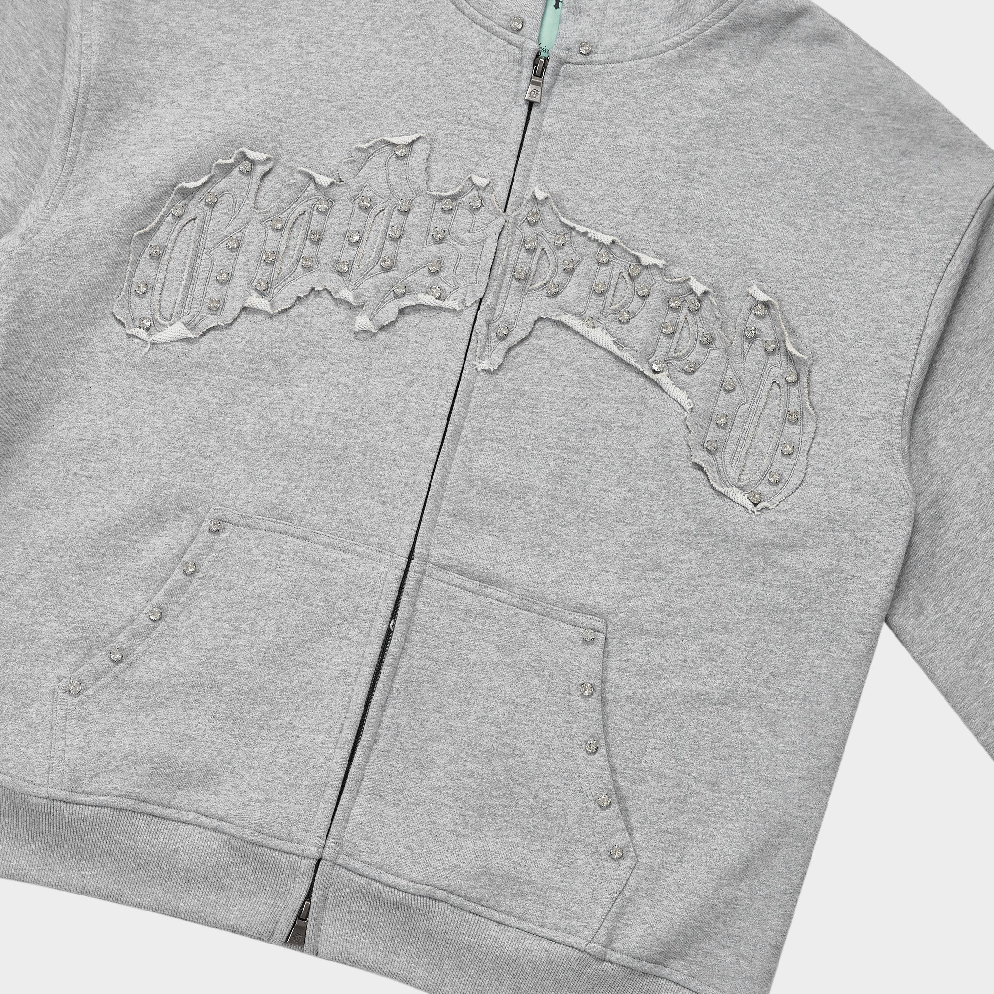Symmetric Studded Sweatsuit V2 (Heather Grey Vvs)