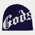 Og Logo Studded Beanie (Navy/White)
