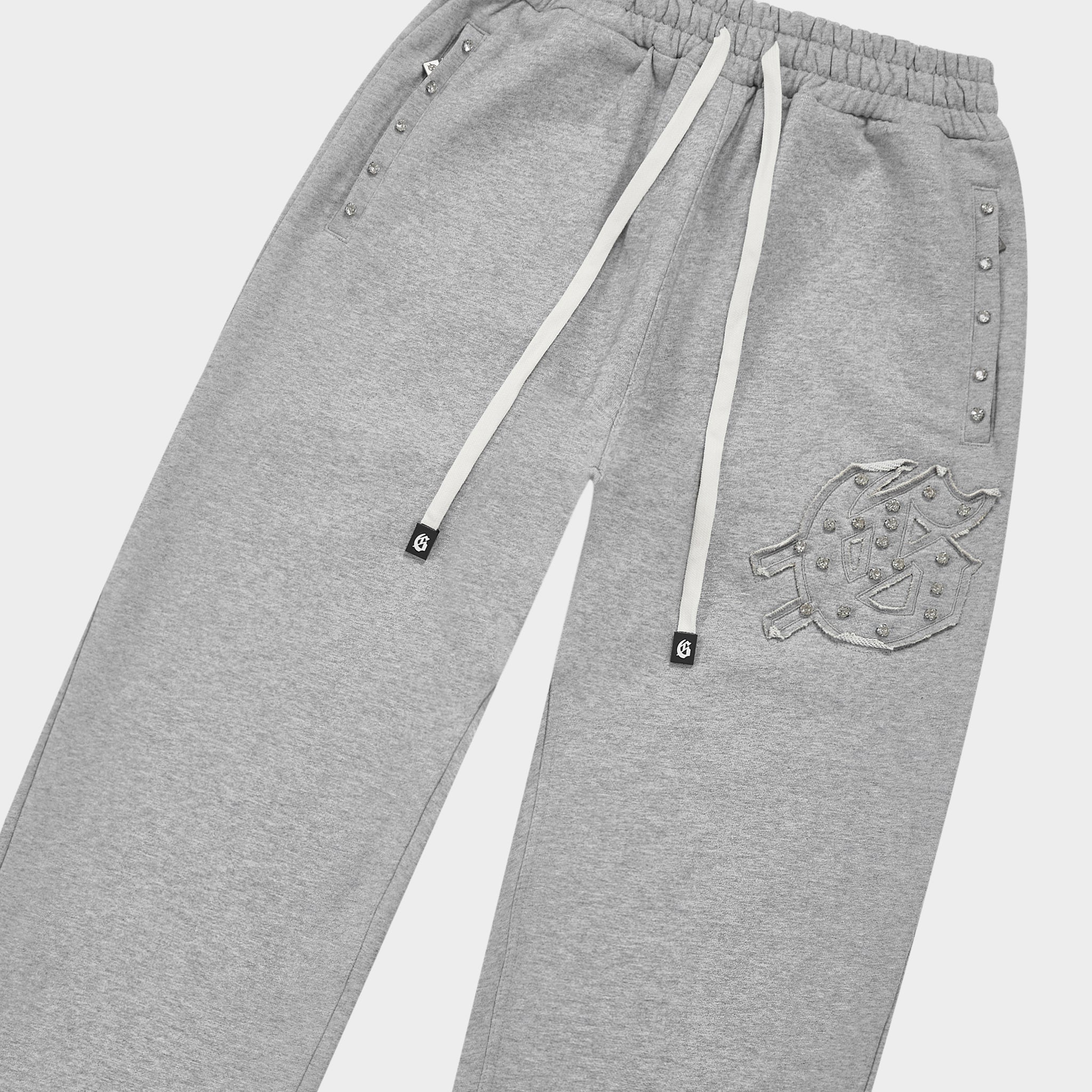 Symmetric Studded Sweatsuit V2 (Heather Grey Vvs)