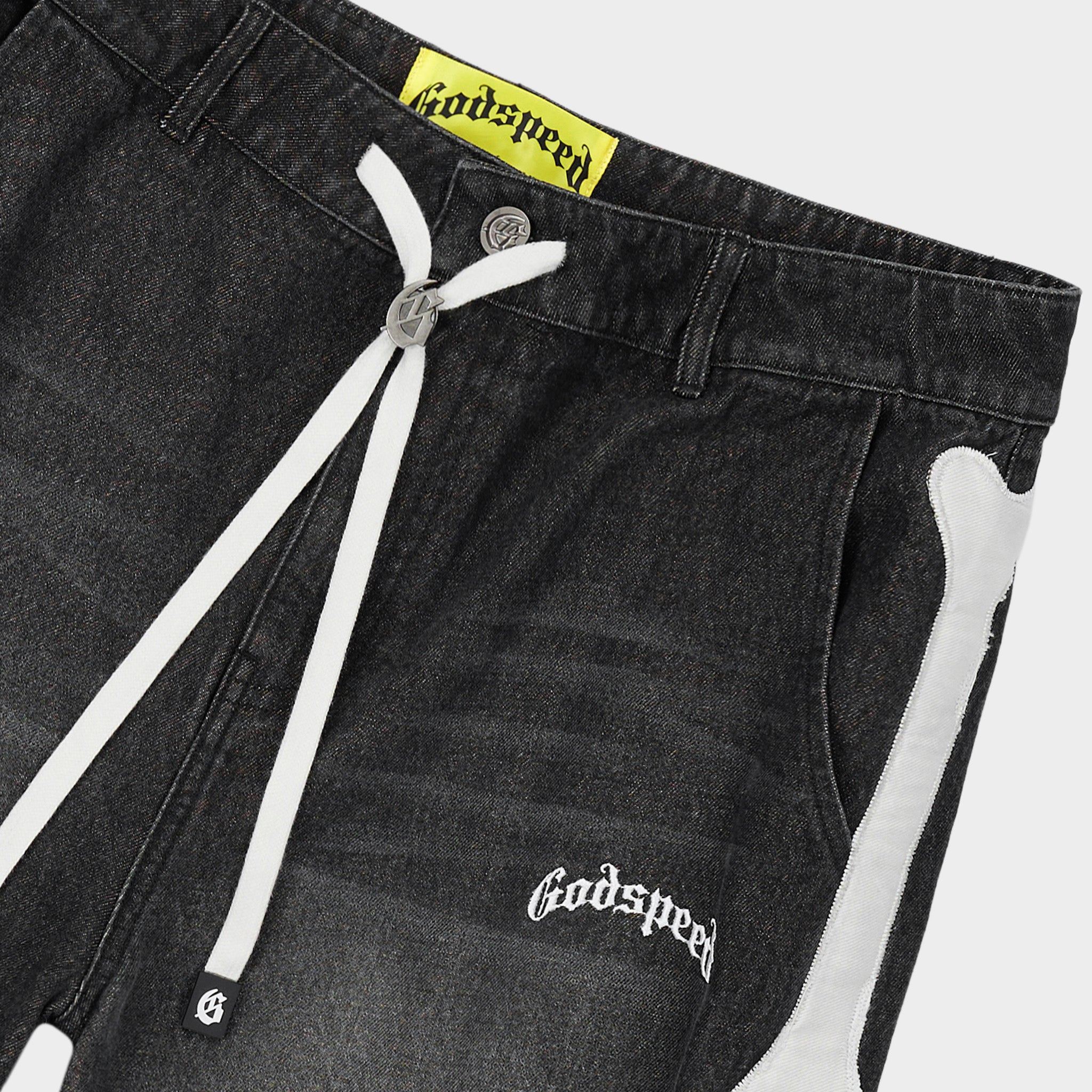 Fémur Denim Shorts (Black)
