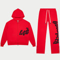 Og Logo Sweatsuit (Red Plaid)