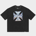Chrome Motto T-Shirt (Black Wash)