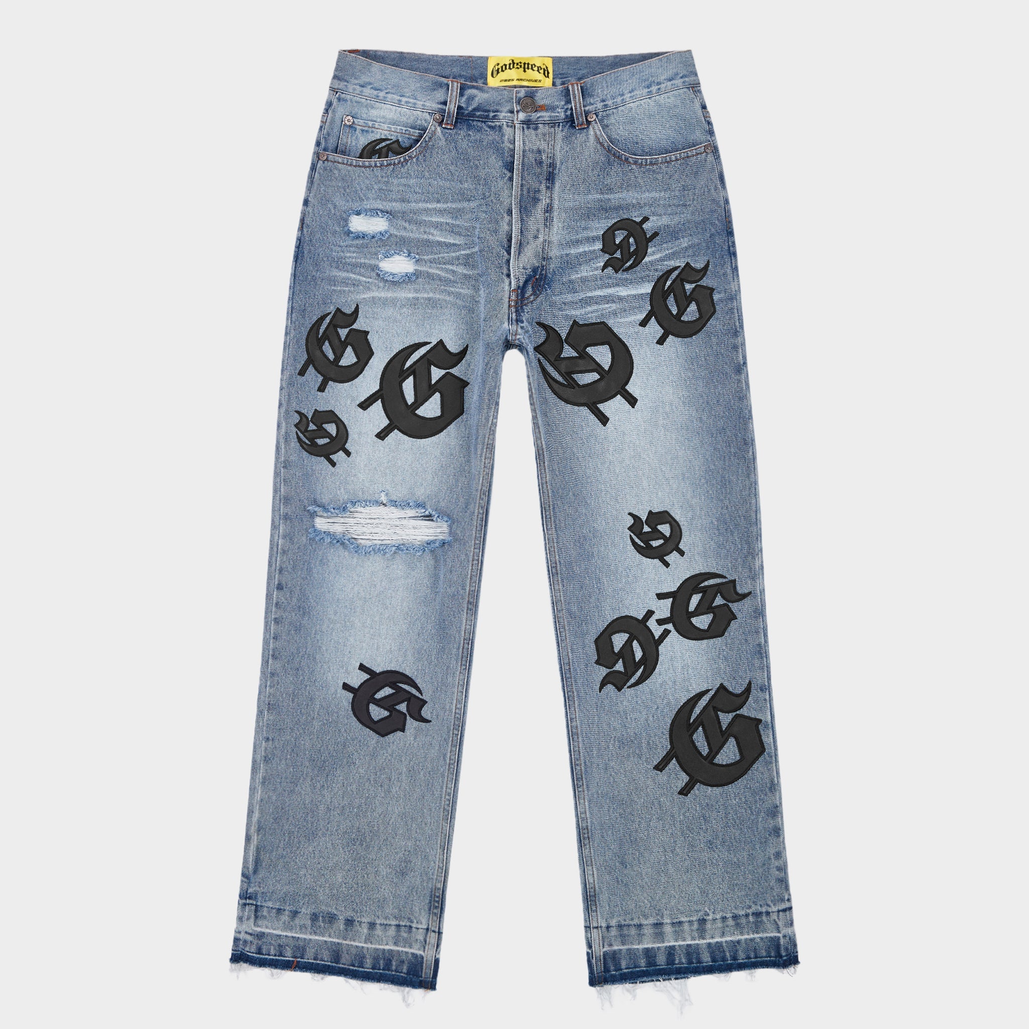 Scattered Gs Logo Denim (Blue Wash)
