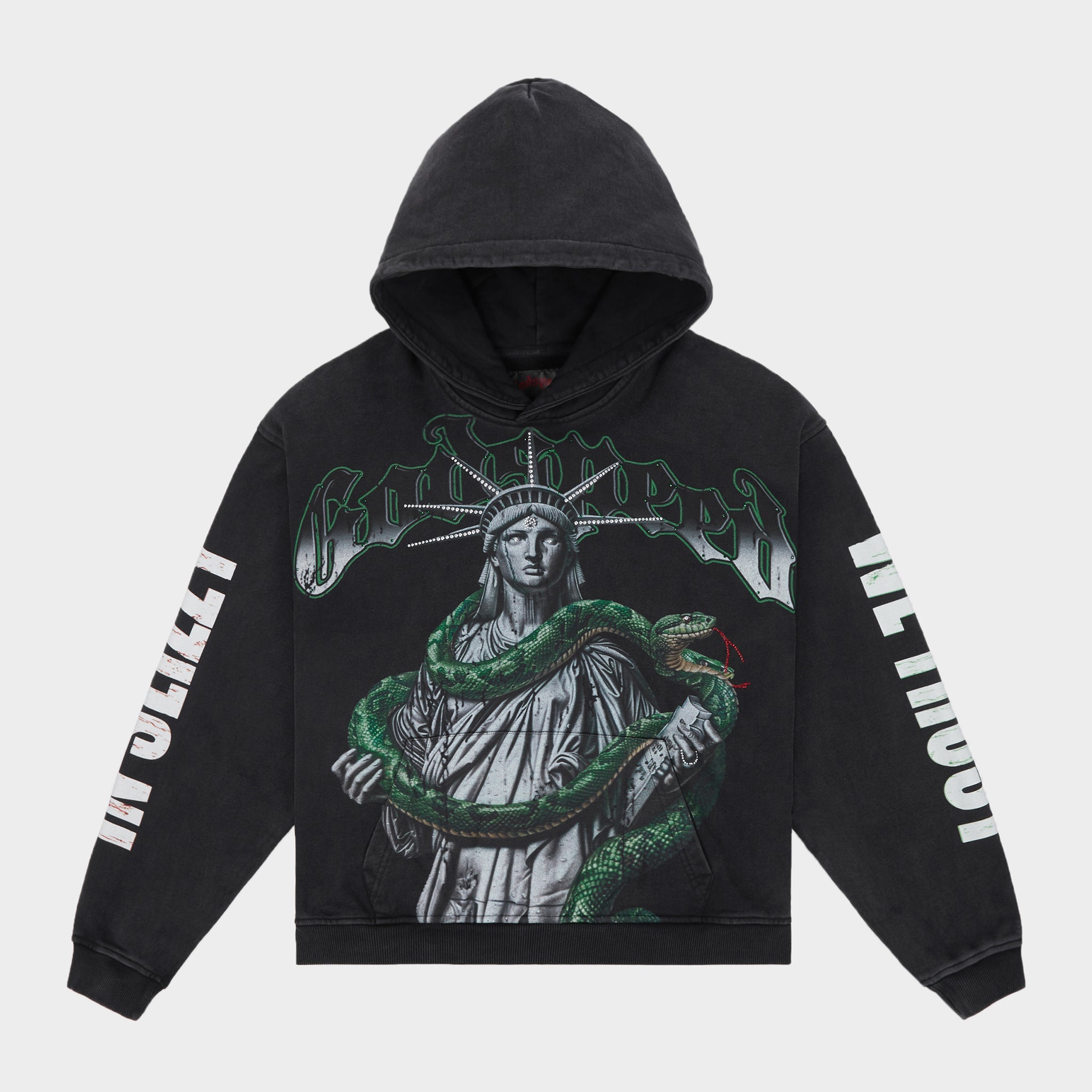 Top 5 Slizzy Vvs Hoodie (Black Wash)