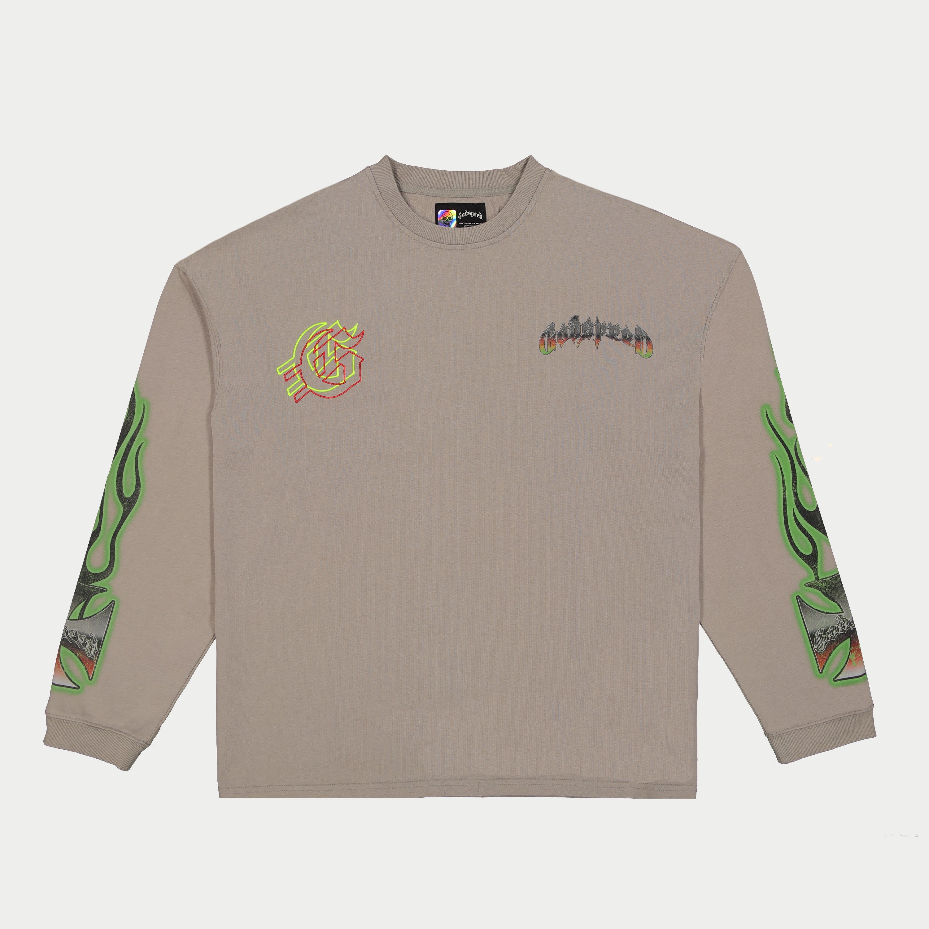 Biker Nation T-Shirt (Stone Grey)