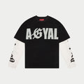 Agyal Layered T-Shirt (Black Wash)