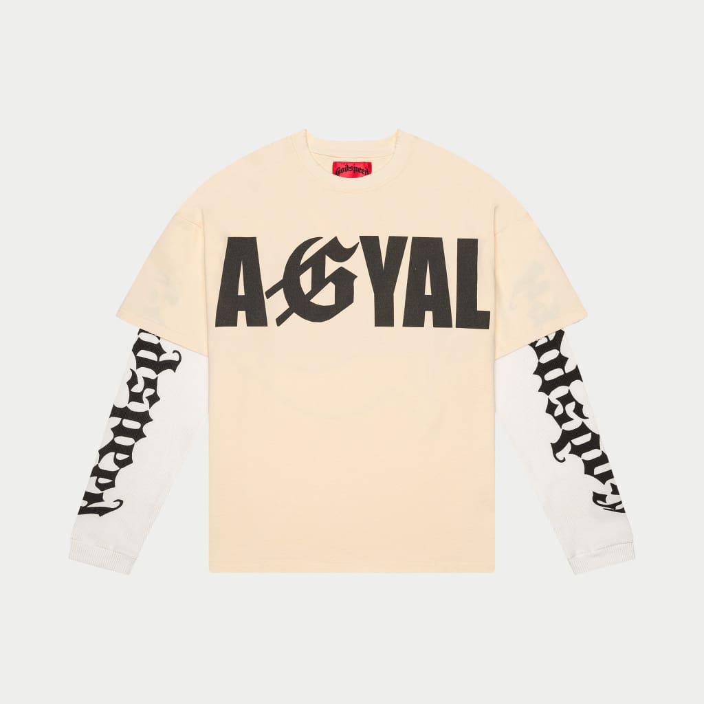 Agyal Layered T-Shirt (Bone)