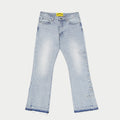 Og Logo Flared Denim Stitched (Blue)