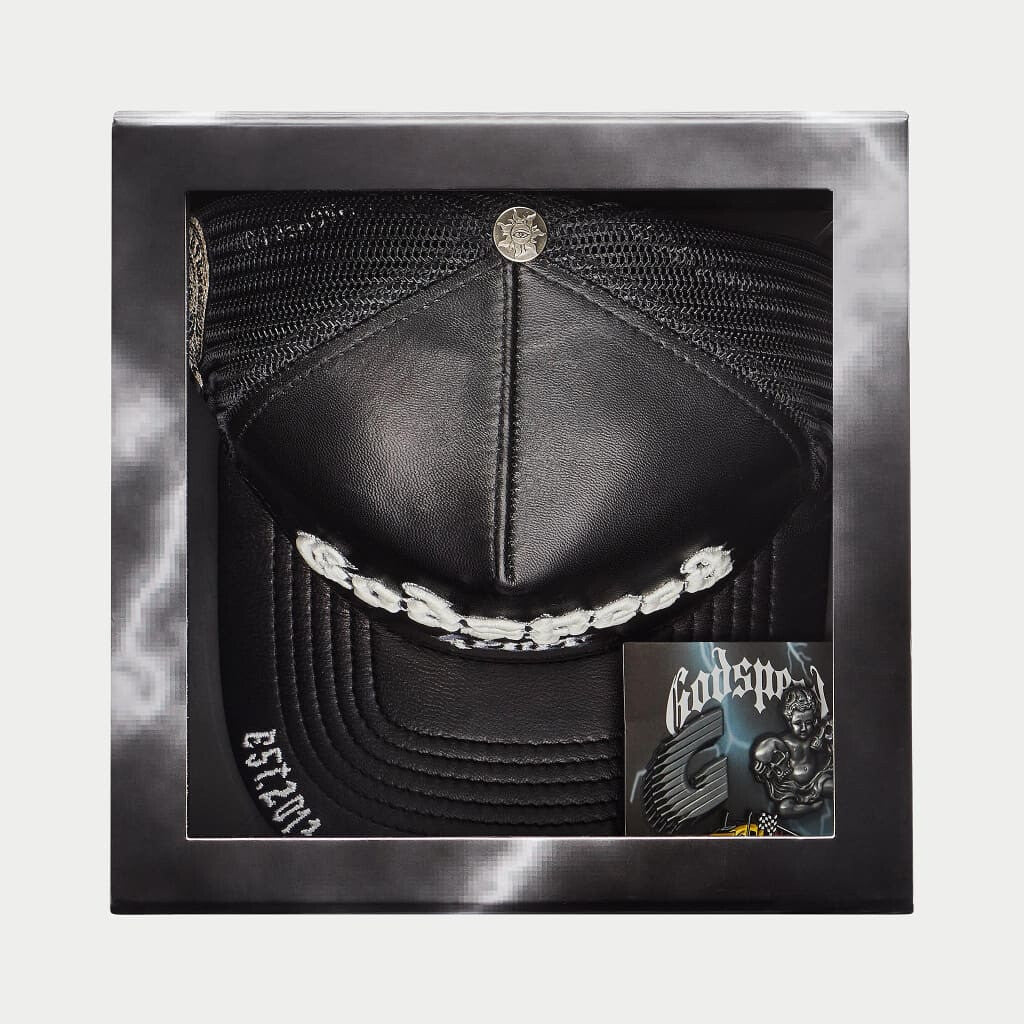 Gs Forever Premium Leather Trucker Hat