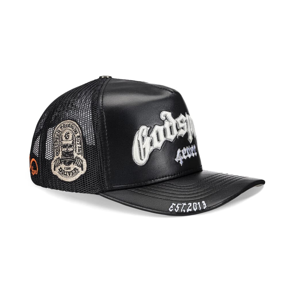 Gs Forever Premium Leather Trucker Hat