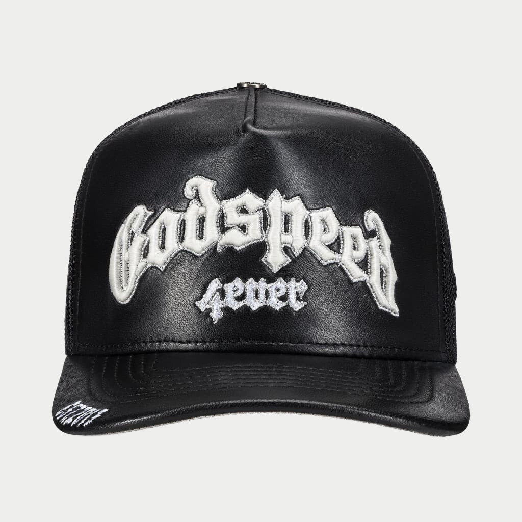 Gs Forever Premium Leather Trucker Hat