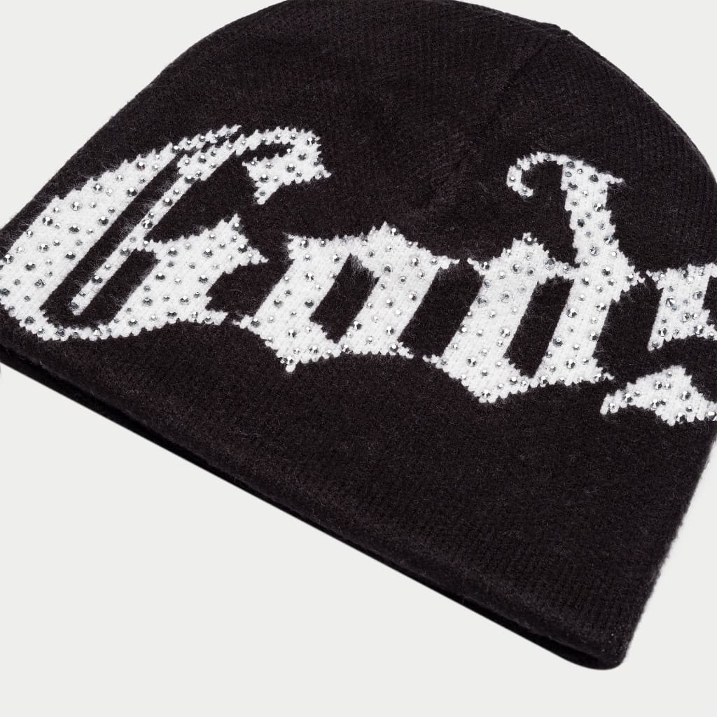 Og Logo Studded Beanie (Black)
