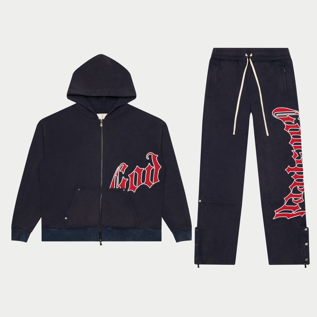 Og Logo Sweatsuit V2 (Navy/Red)