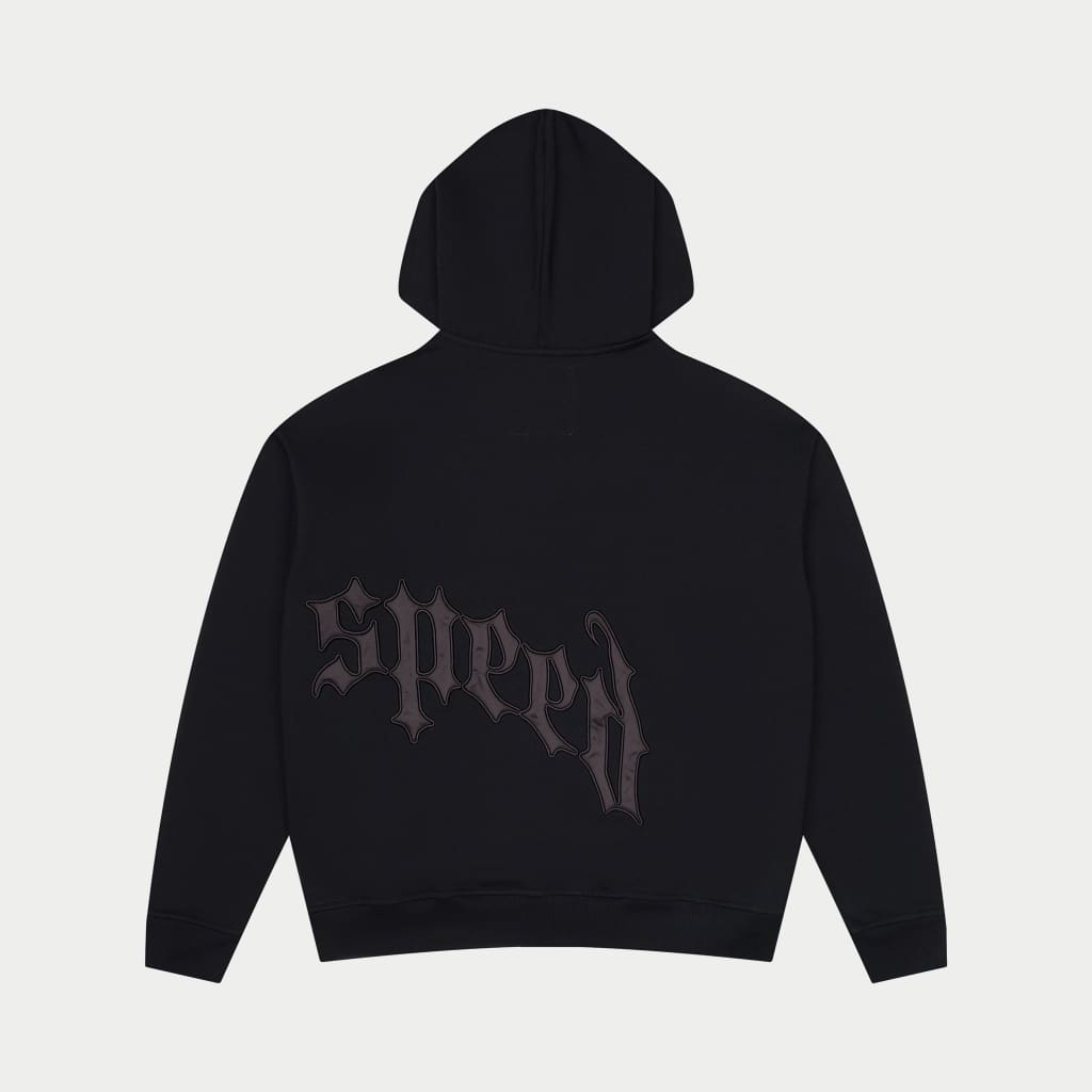 Og Logo Sweatsuit V2 (Black Satin/Black)