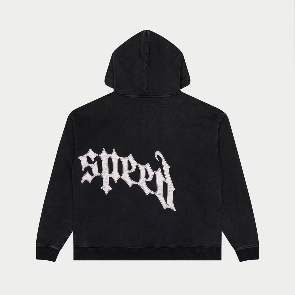 Og Logo Sweatsuit V2 (Black Wash/Silver Satin)