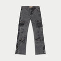 Rockstar Flare Cargo Denim (Grey Wash)